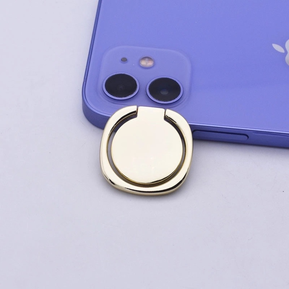 Glossy Gold Phone Ring Holder